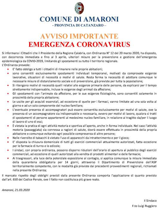AVVISO_coronavirus_del_21_marzo