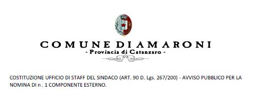 avviso Ufficio di staff